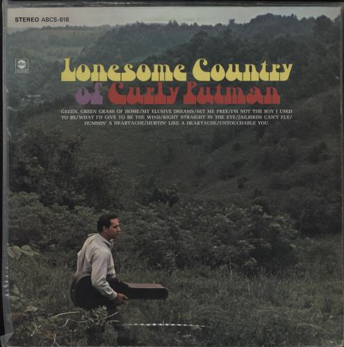 Curly Putman Lonesome Country Of Curly Putman vinyl LP album (LP record) US 228LPLO763257