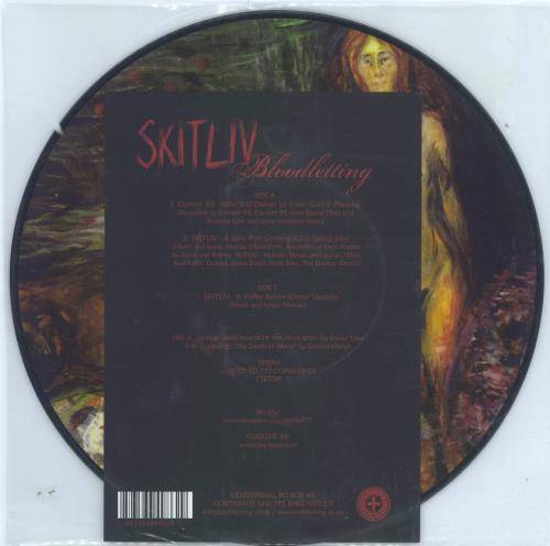 Current 93 Bloodletting 10" Vinyl Picture Disc (10 inch Record Single) UK C931PBL787240