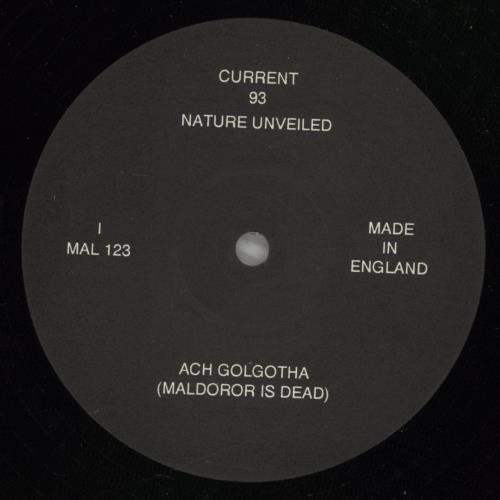 Current 93 Nature Unveiled vinyl LP album (LP record) UK C93LPNA879040
