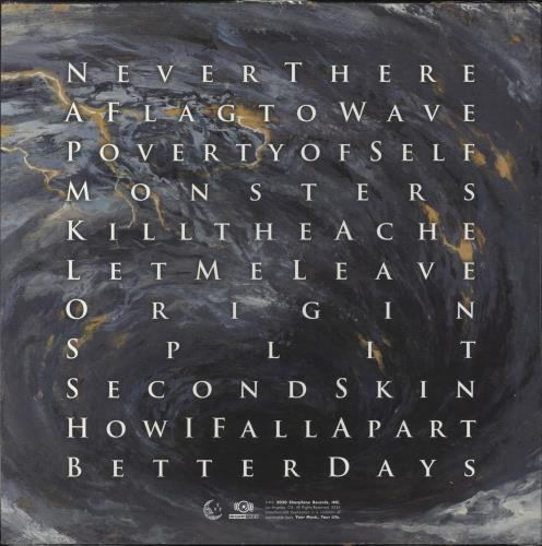 Currents The Way It Ends - Clear and Blue split with Splatter Vinyl - Sealed vinyl LP album (LP record) US 419LPTH824374