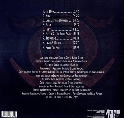 Curse Of Cain Curse Of Cain - Orange Vinyl - Sealed vinyl LP album (LP record) UK 6WZLPCU816288