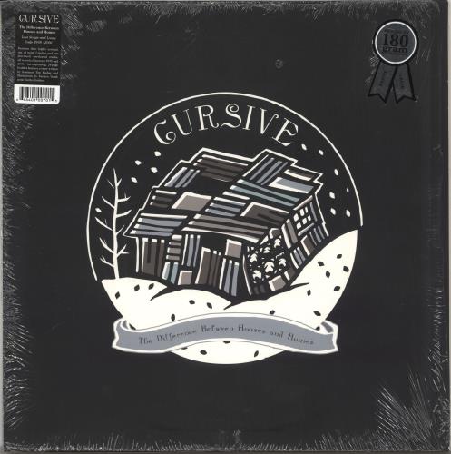 Cursive The Difference Between Houses And Homes vinyl LP album (LP record) US C-7LPTH708504