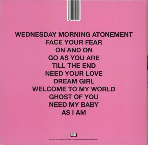 Curtis Harding Face Your Fear vinyl LP album (LP record) US 3YZLPFA774618