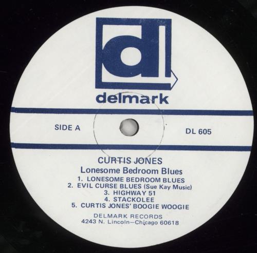 Curtis Jones Lonesome Bedroom Blues vinyl LP album (LP record) US CJZLPLO864949