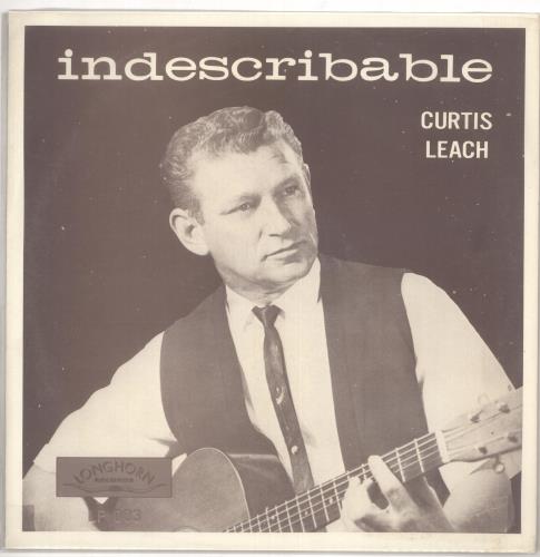 Curtis Leach Indescribable vinyl LP album (LP record) US ZX9LPIN721468