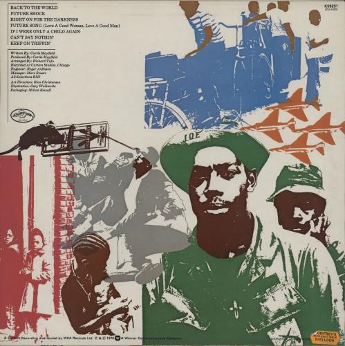 Curtis Mayfield Back To The World vinyl LP album (LP record) UK CMALPBA753307