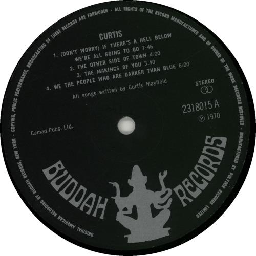 Curtis Mayfield Curtis vinyl LP album (LP record) UK CMALPCU418004