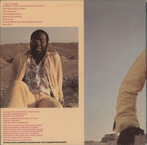 Curtis Mayfield Curtis vinyl LP album (LP record) US CMALPCU765514