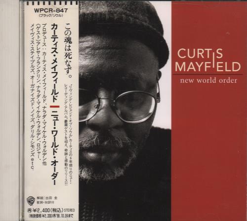 Curtis Mayfield New World Order CD album (CDLP) Japanese CMACDNE661113