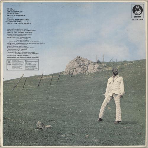 Curtis Mayfield Roots vinyl LP album (LP record) UK CMALPRO696903