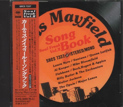 Curtis Mayfield Soul Freak Vol. II - Curtis Mayfield Song Book CD album (CDLP) Japanese CMACDSO661092