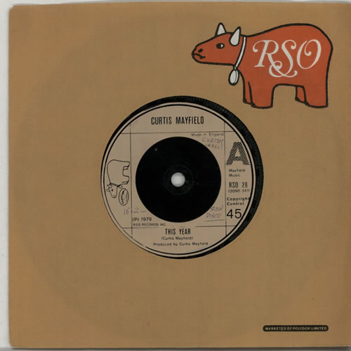 Curtis Mayfield This Year - advance 7" vinyl single (7 inch record / 45) UK CMA07TH637133