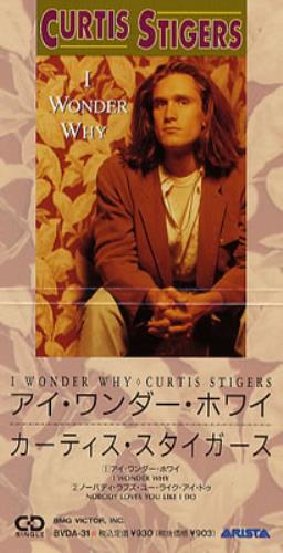 Curtis Stigers I Wonder Why 3" CD single (CD3) Japanese STGC3IW223886