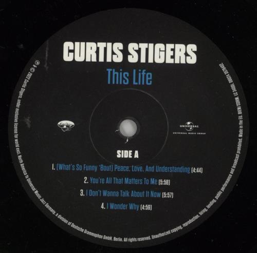 Curtis Stigers This Life 2-LP vinyl record set (Double LP Album) UK STG2LTH867825
