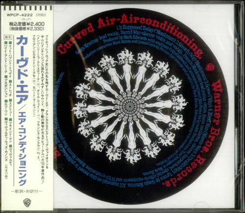 Curved Air Airconditioning/Second Album/Phantasmagoria 3-CD album set (Triple CD) Japanese CVD3CAI540120