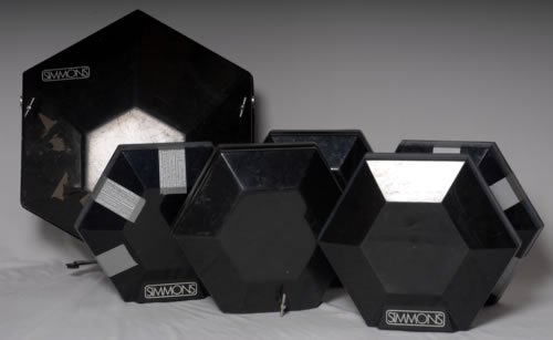 Curved Air Simmons SDS8 Drum Kit - Autographed memorabilia US CVDMMSI591107