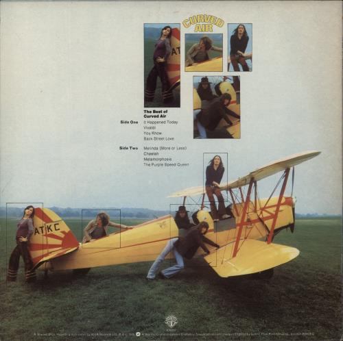 Curved Air The Best Of Curved Air vinyl LP album (LP record) UK CVDLPTH881636
