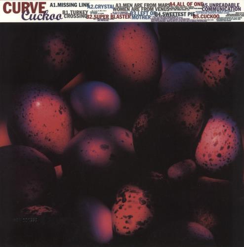 Curve Cuckoo - Pink & Purple Marbled Vinyl vinyl LP album (LP record) UK CRVLPCU880621