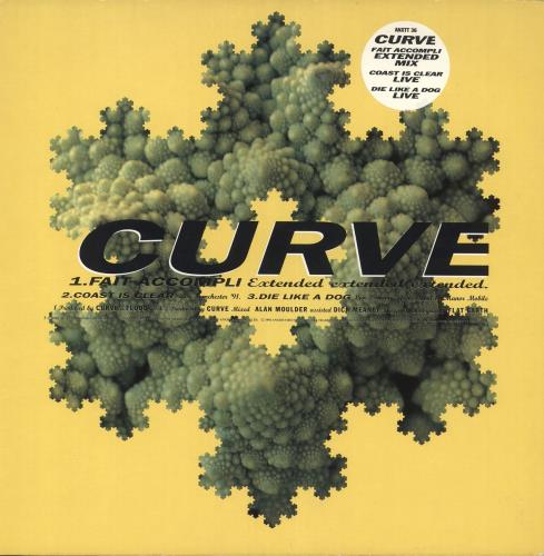 Curve Fait Accompli - Stickered sleeve 12" vinyl single (12 inch record / Maxi-single) UK CRV12FA721116