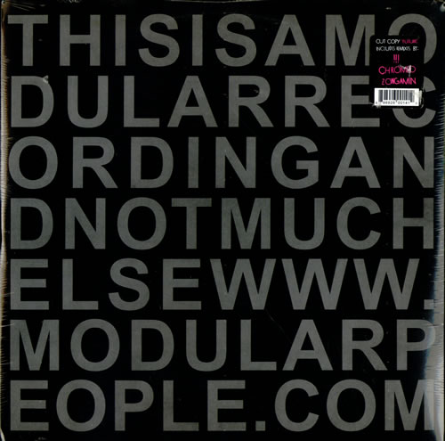 Cut Copy Future - Sealed 12" vinyl single (12 inch record / Maxi-single) US HCD12FU519280