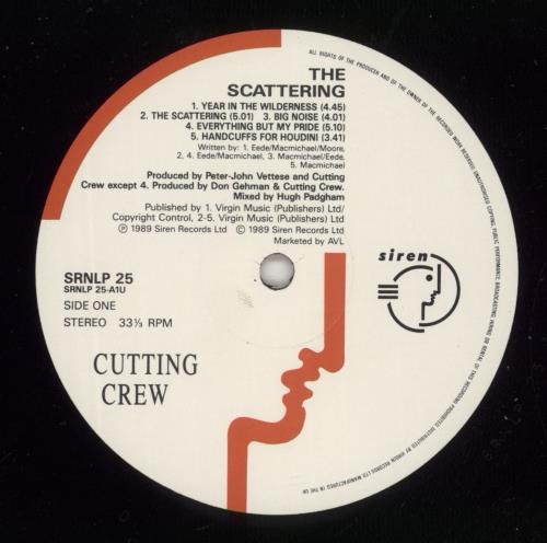 Cutting Crew The Scattering vinyl LP album (LP record) UK CCRLPTH707322