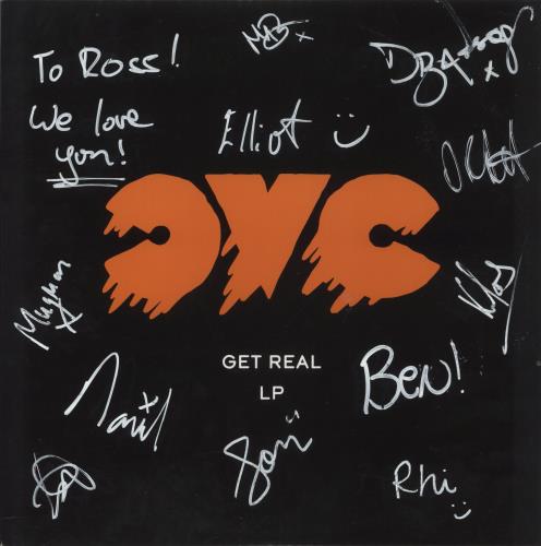 CVC Get Real - Gold/Silver Marbled Vinyl - Autographed vinyl LP album (LP record) UK 92JLPGE879415