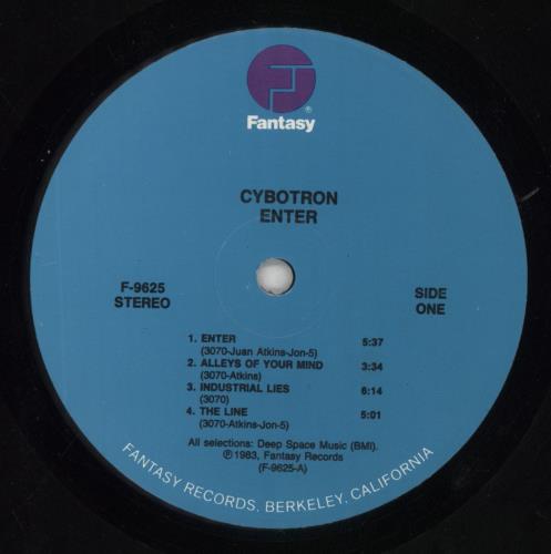 Cybotron Enter vinyl LP album (LP record) US 80HLPEN856385