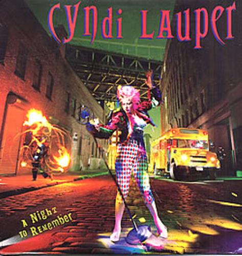 Cyndi Lauper A Night To Remember vinyl LP album (LP record) Venezuelan LAULPAN266562