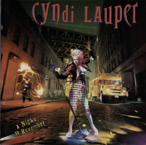 Cyndi Lauper A Night To Remember vinyl LP album (LP record) UK LAULPAN45000