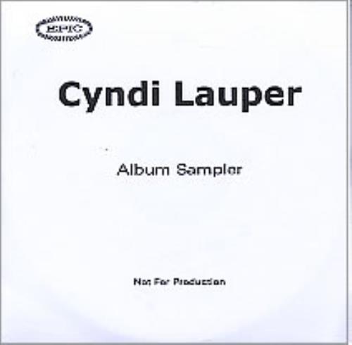 Cyndi Lauper Album Sampler CD-R acetate UK LAUCRAL270728