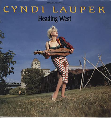 Cyndi Lauper Heading West 12" vinyl single (12 inch record / Maxi-single) Dutch LAU12HE79794