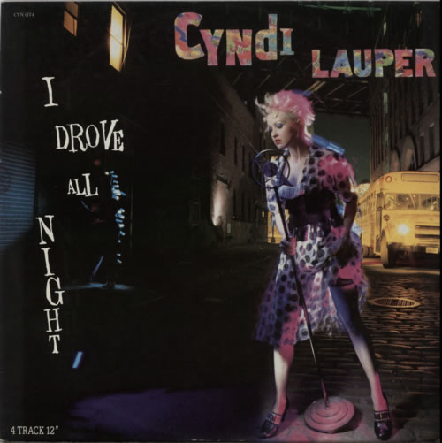 Cyndi Lauper I Drove All Night 12" vinyl single (12 inch record / Maxi-single) UK LAU12ID31477
