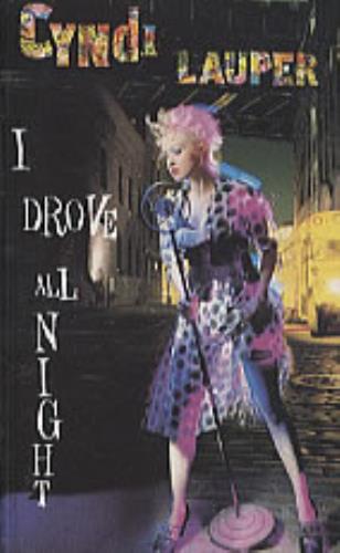 Cyndi Lauper I Drove All Night cassette single UK LAUCMID81555