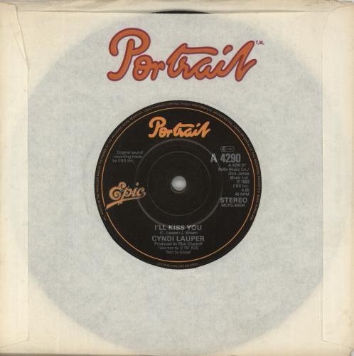 Cyndi Lauper Time After Time 7" vinyl single (7 inch record / 45) UK LAU07TI709585