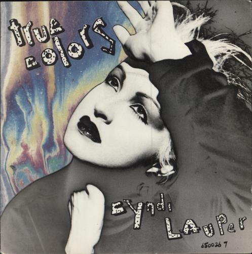 Cyndi Lauper True Colors 7" vinyl single (7 inch record / 45) UK LAU07TR289424