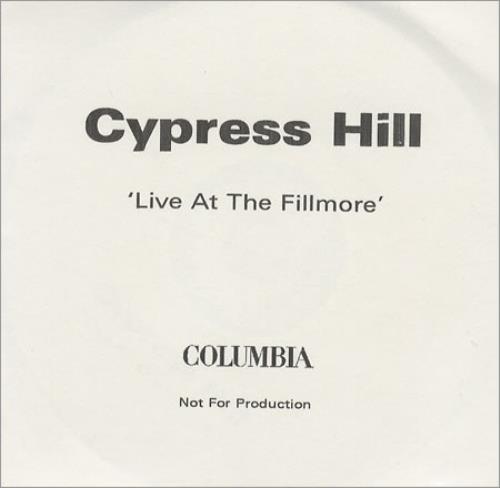 Cypress Hill Live At The Fillmore CD-R acetate UK CYPCRLI172581