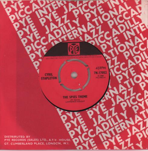 Cyril Stapleton The Spies Theme 7" vinyl single (7 inch record / 45) UK CS607TH646815