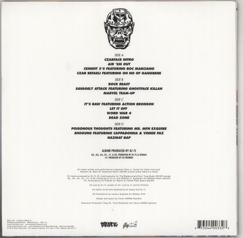 Czarface Czarface 2-LP vinyl record set (Double LP Album) US 0472LCZ740441