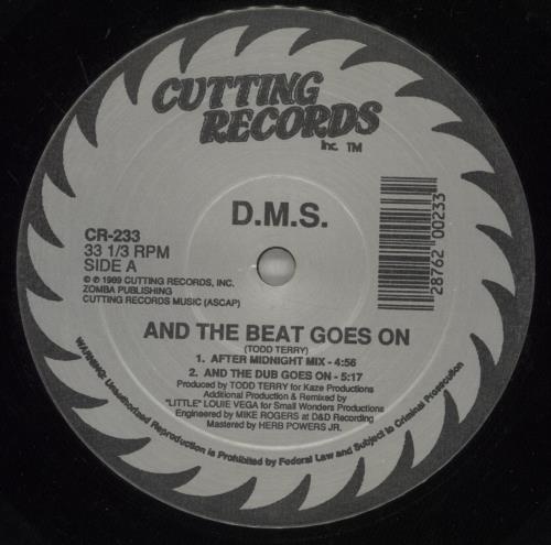 D-M-S And The Beat Goes On 12" vinyl single (12 inch record / Maxi-single) US 8-P12AN888336