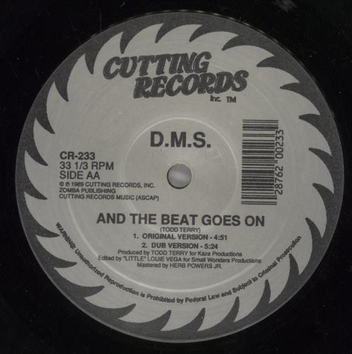 D-M-S And The Beat Goes On 12" vinyl single (12 inch record / Maxi-single) US 8-P12AN888336