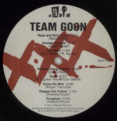 D.I. Team Goon vinyl LP album (LP record) US E8ILPTE864238