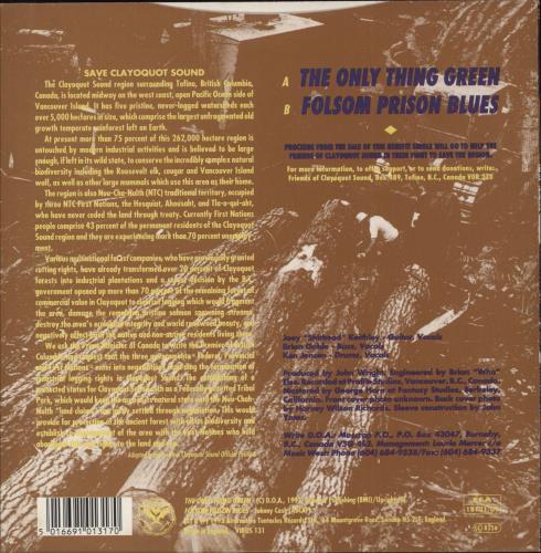 D.O.A. The Only Thing Green 7" vinyl single (7 inch record / 45) UK D-A07TH868775