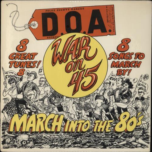 D.O.A. War On 45 - Sealed 12" vinyl single (12 inch record / Maxi-single) UK D-A12WA860156