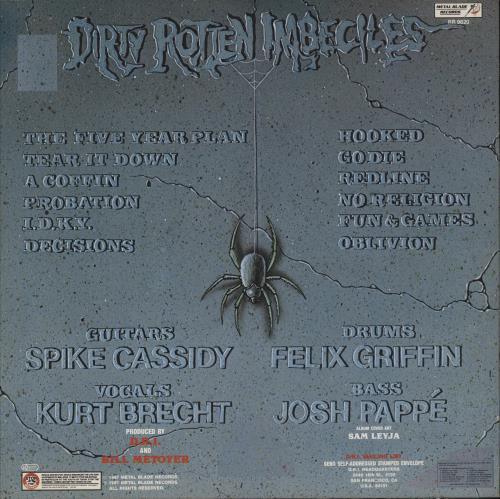 D.R.I. Crossover vinyl LP album (LP record) Dutch D7RLPCR656026