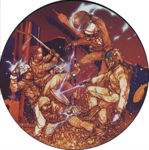 Daft Punk Aerodynamic 12" vinyl picture disc (12 inch picture record) UK DFP2PAE197505