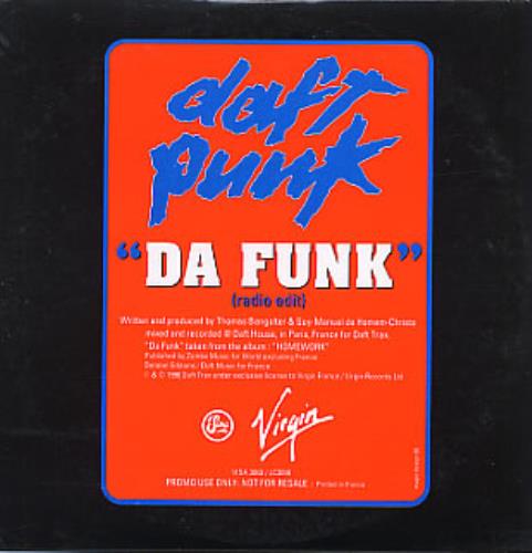 Daft Punk Da Funk CD single (CD5 / 5") French DFPC5DA225332