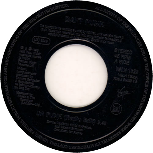 Daft Punk DA Punk - Jukebox 7" vinyl single (7 inch record / 45) UK DFP07DA362001