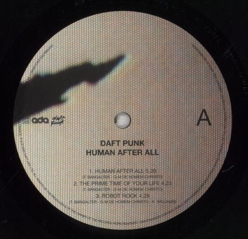 Daft Punk Human After All 2-LP vinyl record set (Double LP Album) UK DFP2LHU855484