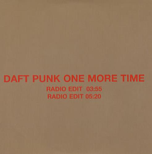 Daft Punk One More Time CD single (CD5 / 5") UK DFPC5ON338660
