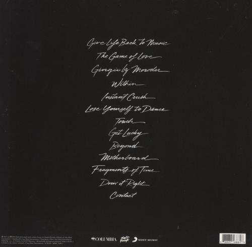 Daft Punk Random Access Memories - 180gm - EX 2-LP vinyl record set (Double LP Album) UK DFP2LRA868124